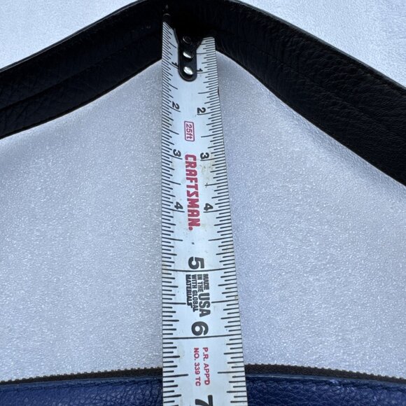 orYANY Adele Stylish Blue & White Leather Hobo Handbag With Quirky Interior Desi - Picture 9 of 9